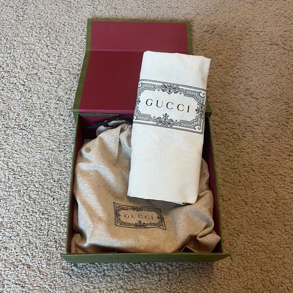 🌟NWT🌟 MENS LEATHER GUCCI BELT SIZE: GUCCI 100 - Picture 6 of 12